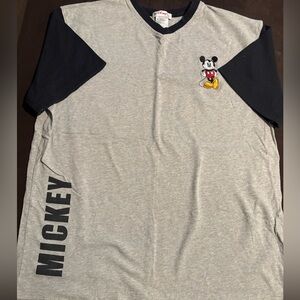 Disney Mickey Mouse Gray and Navy Kids T-Shirt
